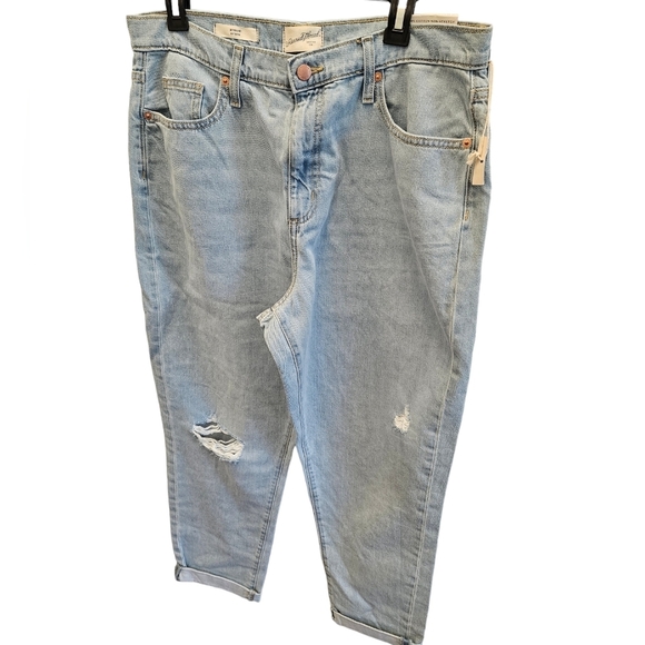 Universal Thread Denim Boyfriend Distressed Jeans Cotton NEW - Picture 6 of 6